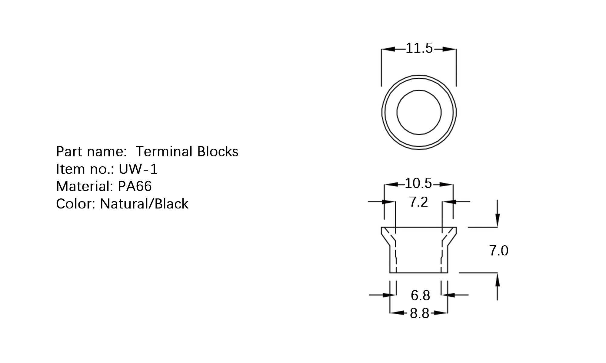 Terminal Blocks UW-1